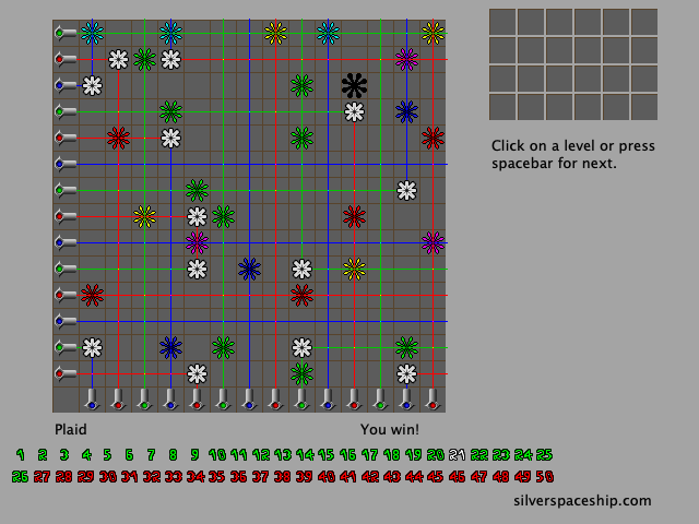 Chromatron 4, level 21 solved