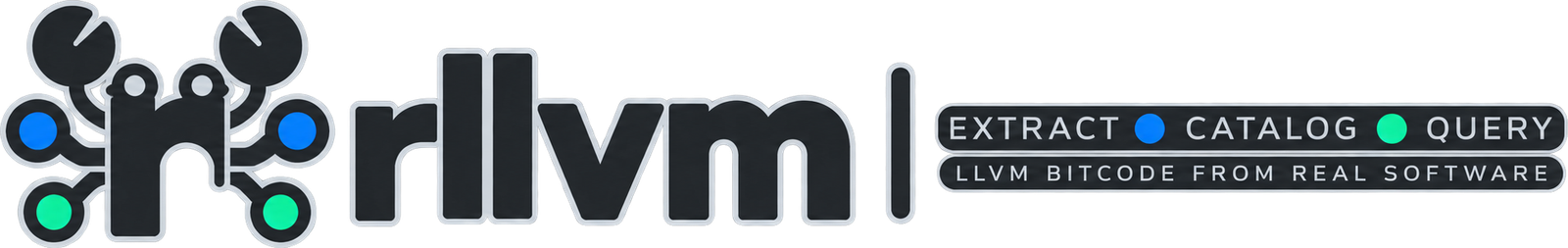 rllvm: extract, catalog, query. LLVM bitcode from real software.